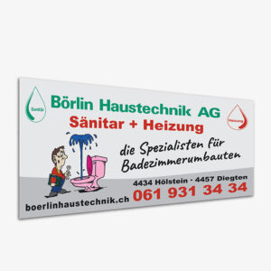 WERBEBLACHE inkl. Grafikdesign