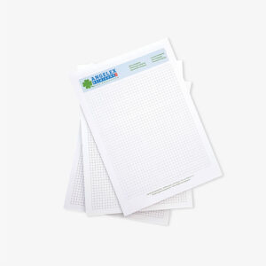 NOTIZBLOCK A4, 50 Blatt inkl. Grafikdesign